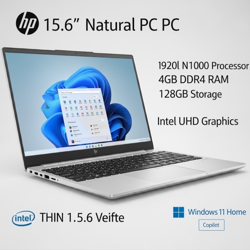 HP 15.6" Laptop - Silver